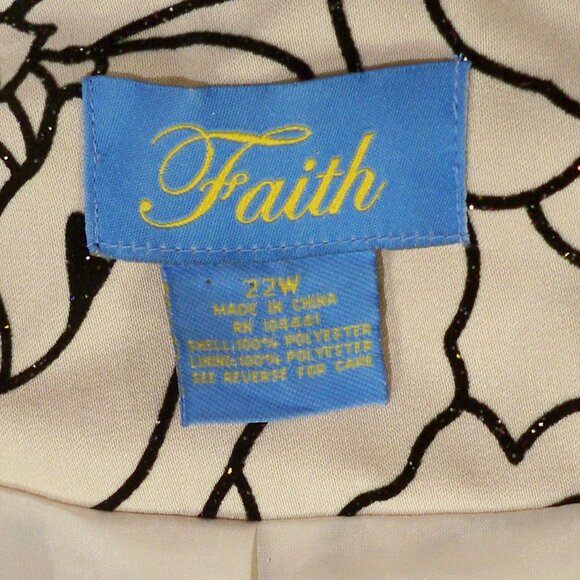 Faith, Button Up Roses Jacket, 22W - Picture 6 of 7